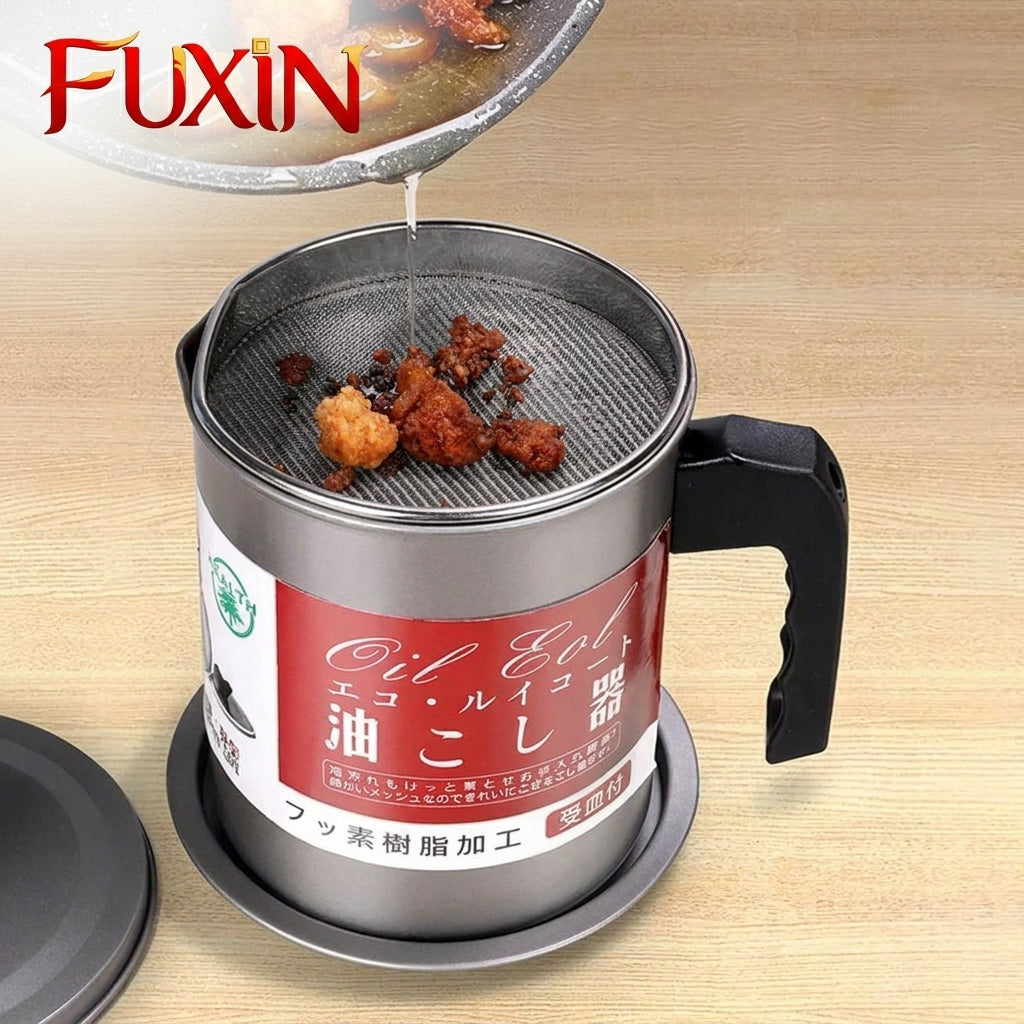 1.4L Oil Filter and Stainless Steel Storage Strainer with Box