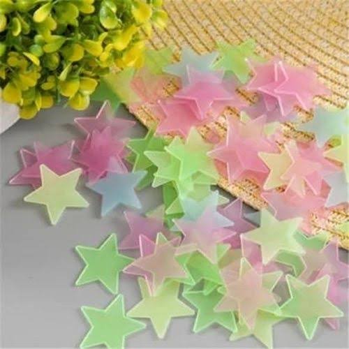 Fuxin - 3d Glowing Star Stickers