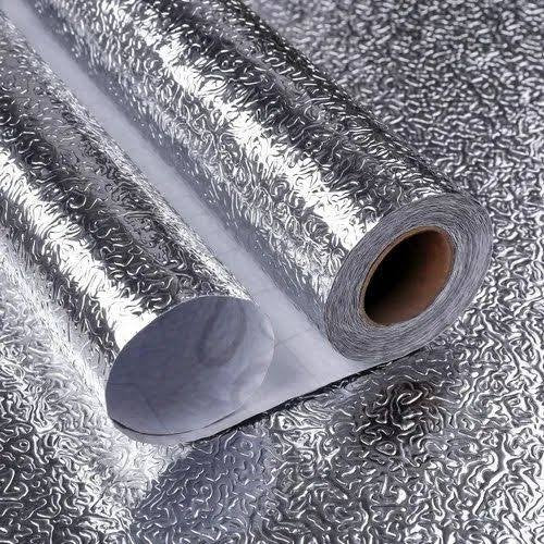 Fuxin - Silver Foil Sheet 40cm x 200