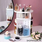 Fuxin - 360 Rotating Makeup Organizer White