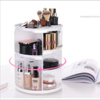 Fuxin - 360 Rotating Makeup Organizer White