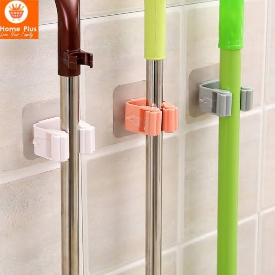 Fuxin - Pack of 6 - Broom Holder Clips
