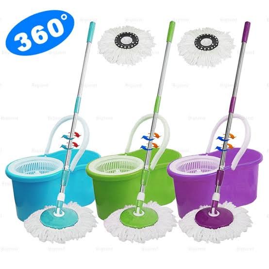 Fuxin - Easy Spin Mop with Plastic Stainer