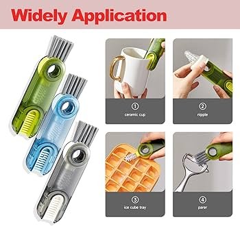 Fuxin - 3 In 1 Bottle Gap Cleaner Brush