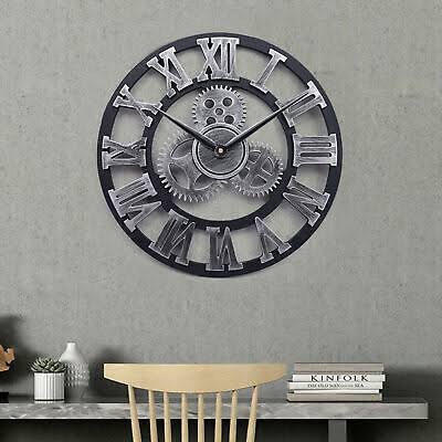Fuxin - Roman Wall Clock Silver