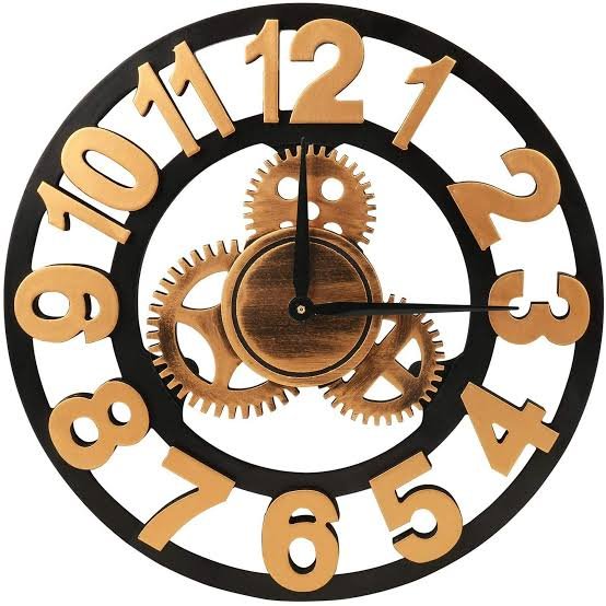 Fuxin - Golden Wall Clock