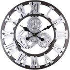 Fuxin - Roman Wall Clock Silver