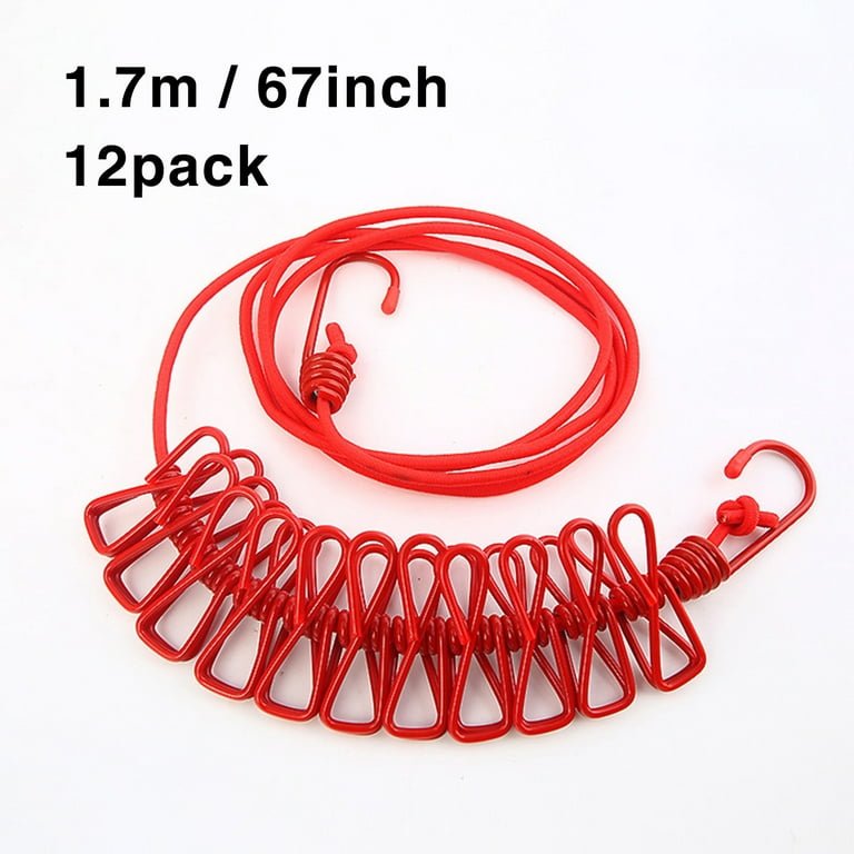 Fuxin - 12 PCs Clothes pegs Stainless steel