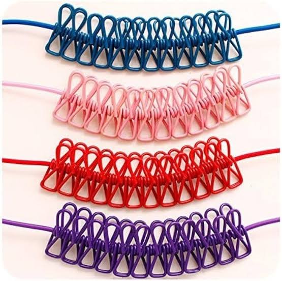 Fuxin - 12 PCs Clothes pegs Stainless steel