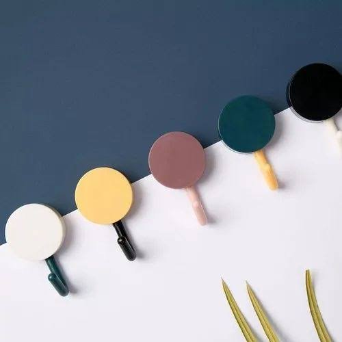 Fuxin - Pack of 6 - Creative Plastic Sticky Hooks