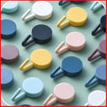 Fuxin - Pack of 6 - Creative Plastic Sticky Hooks