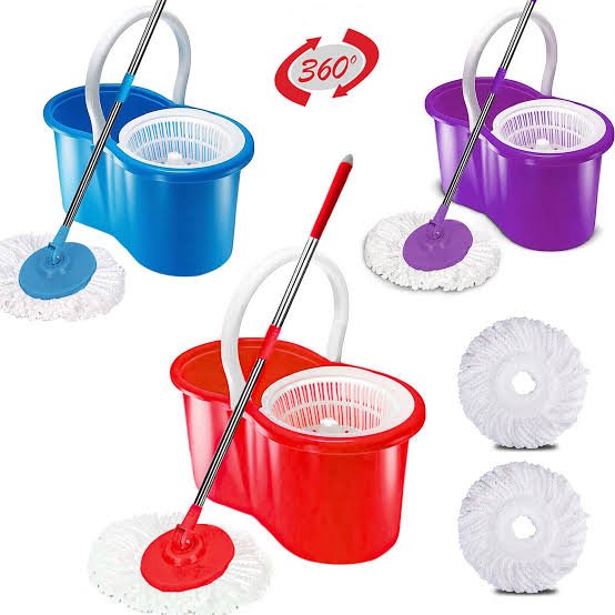 Fuxin - Easy Spin Mop with Plastic Stainer