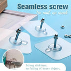Fuxin - Pack of 10 - Transparent Screw Hook