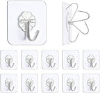 Fuxin - Pack of 12 - Self Adhesive Single Hook