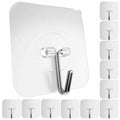 Fuxin - Pack of 12 - Self Adhesive Single Hook