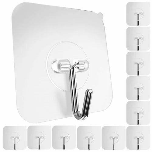 Fuxin - Pack of 12 - Self Adhesive Single Hook