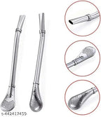 Fuxin - Stainless steel spoon with Straw