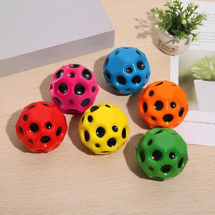 Fuxin - Pack of 3 - High Bouncing Moon Balls