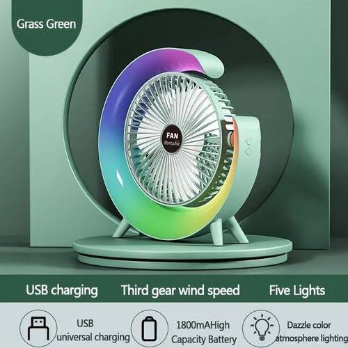 Fuxin - Round Shape Fan with RGB led