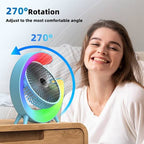 Fuxin - Round Shape Fan with RGB led