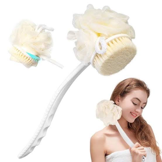 Fuxin - Long Handle Bath sponge and brush