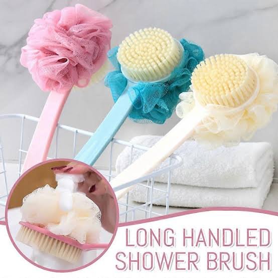 Fuxin - Long Handle Bath sponge and brush
