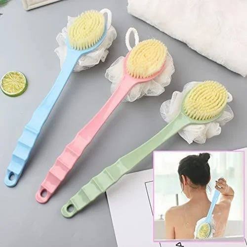 Fuxin - Long Handle Bath sponge and brush
