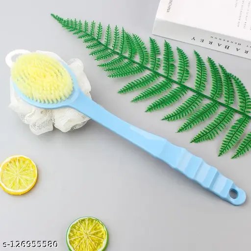 Fuxin - Long Handle Bath sponge and brush