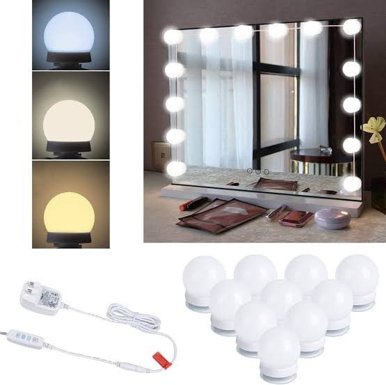 Fuxin - 3 Colour modes Vanity Lights 10 bulbs