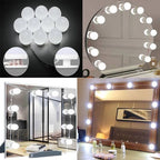 Fuxin - 3 Colour modes Vanity Lights 10 bulbs
