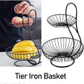 2 Tier & 3 Tier Fruit Iron Basket