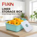 2000ml Liner Food Storage Square Boxes