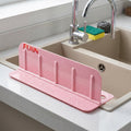 2in1 Kitchen Splash Guard with Sponge Holder and Lid Cover Flip