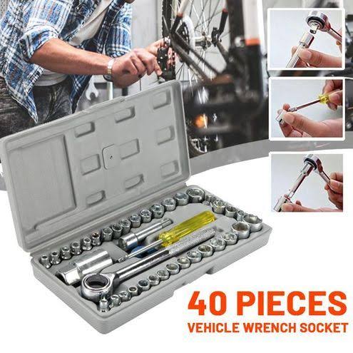 40pcs Aiwa Tools Socket Wrench Set