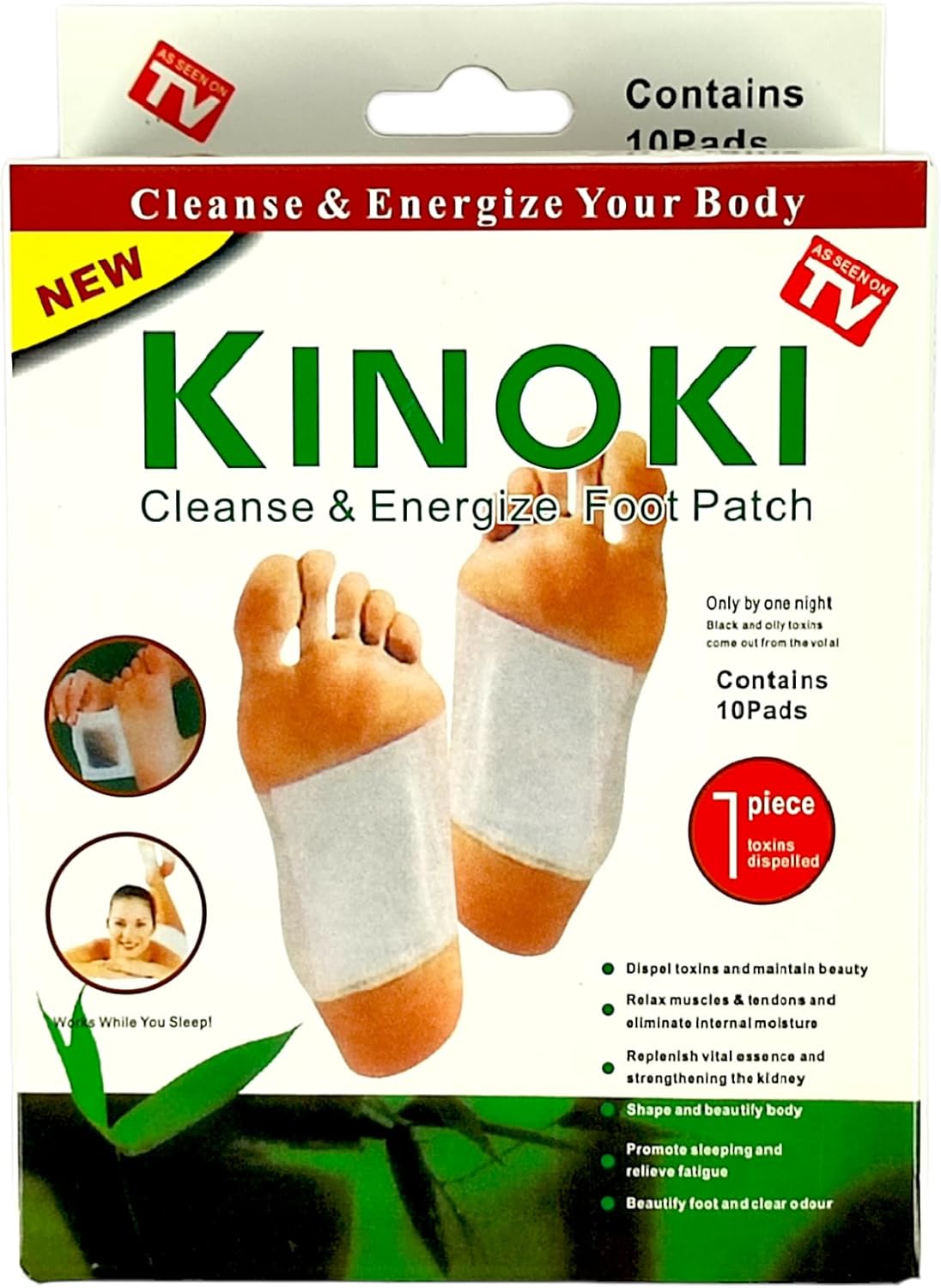 Kinoki Detox Foot Patches – 10 Packs