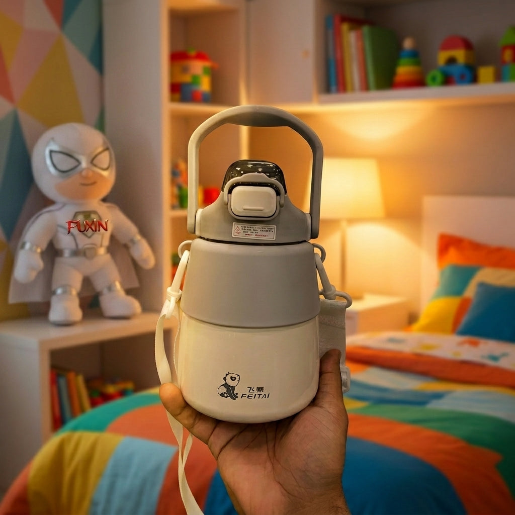 900Ml Stainless Steel Kids Water Bottle Thermos
