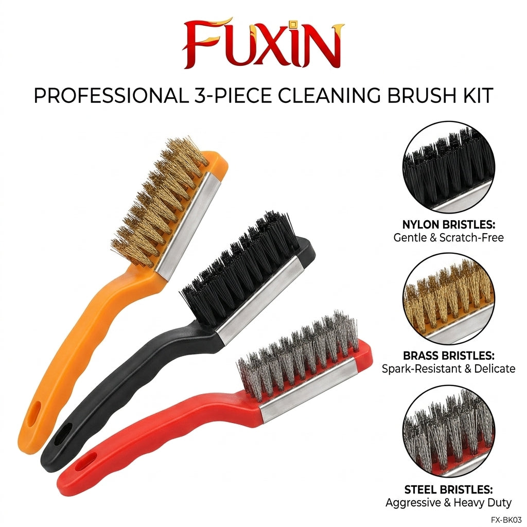 Fuxin - Set of 3 Wire Brush