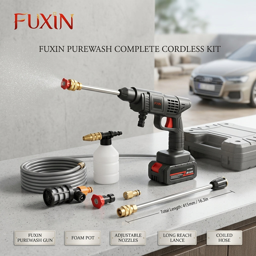 Portable Powerful High Pressure 48v Max Power link System Cordless Wireless Car Wash Water Jet Foam Gun Car Washer 1 battery 1 charger