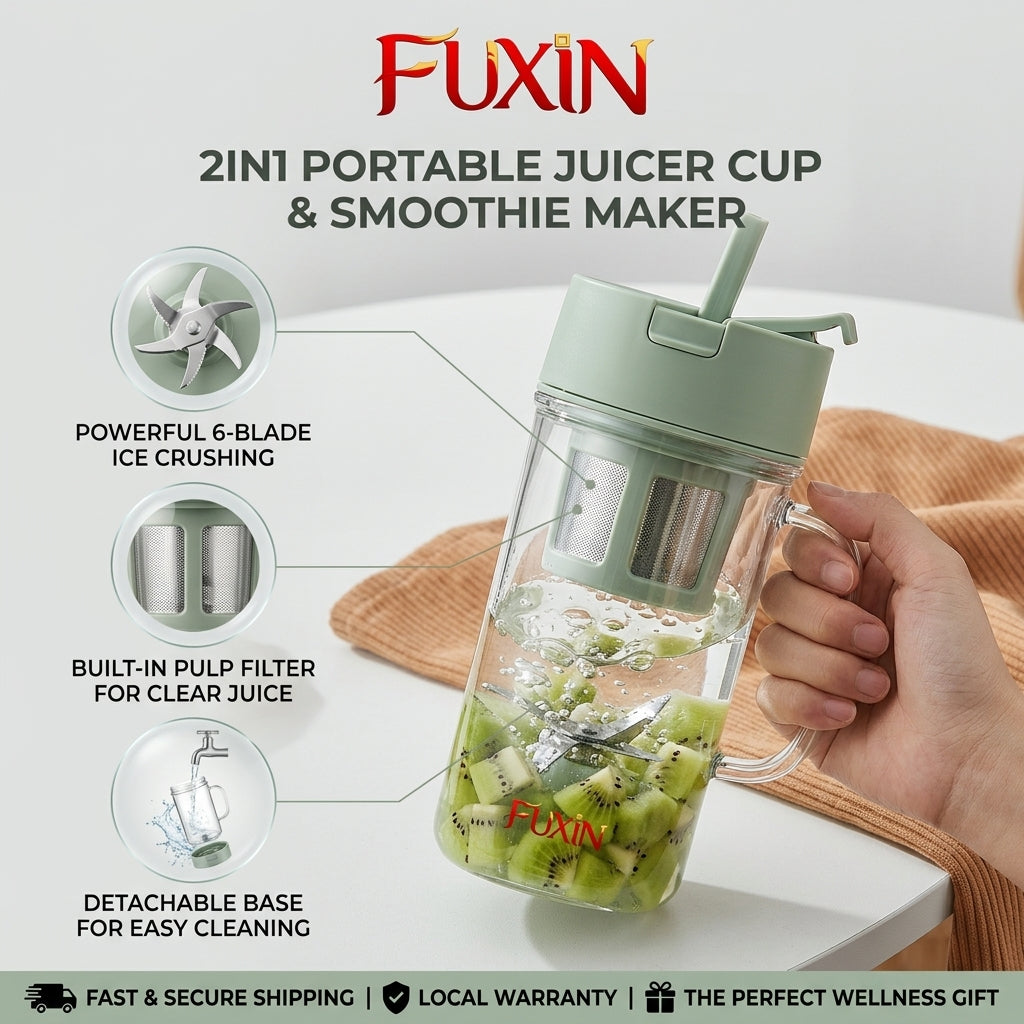 Fuxin - 2 in 1 Straw Juicer
