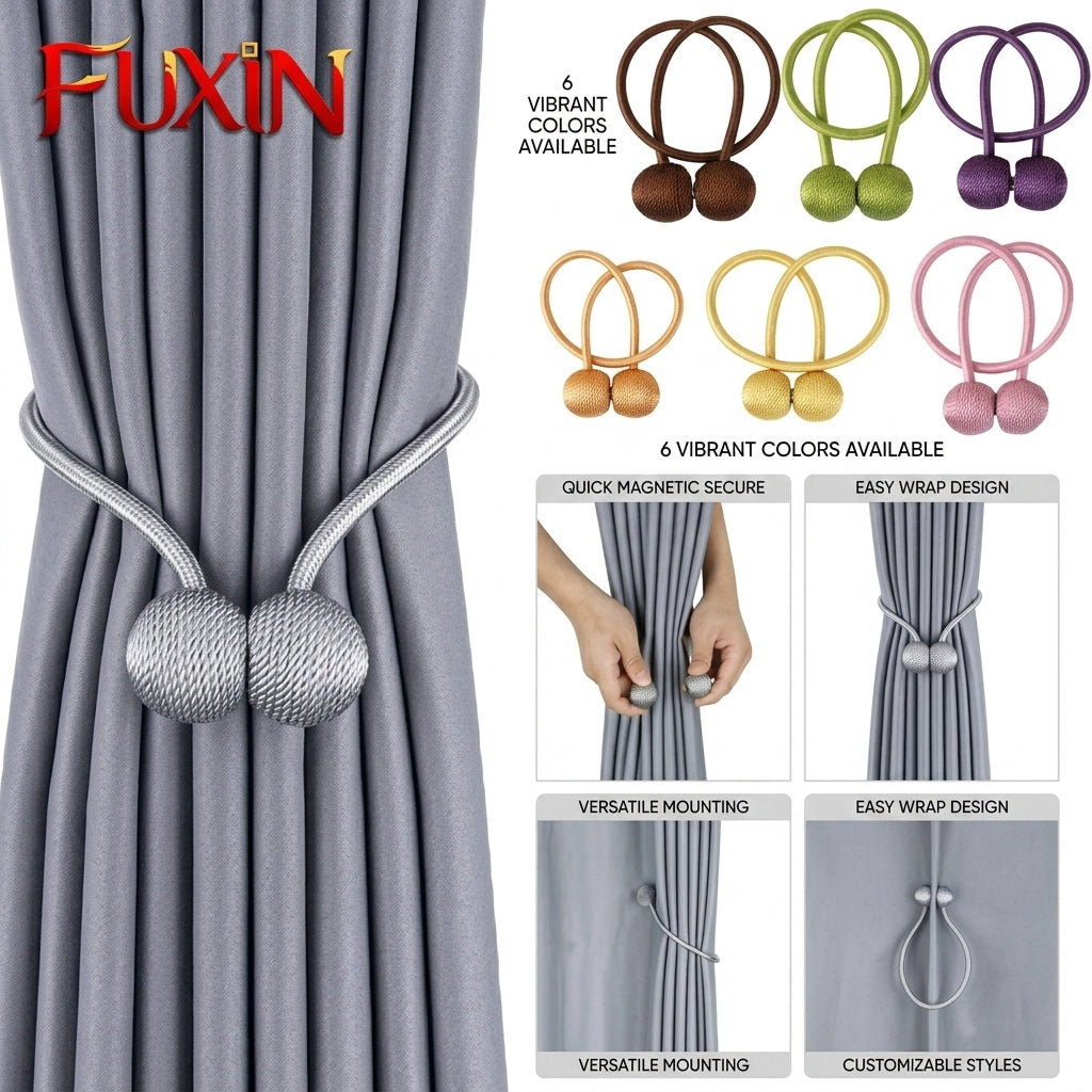 Fuxin - Curtains Tiebacks Pair