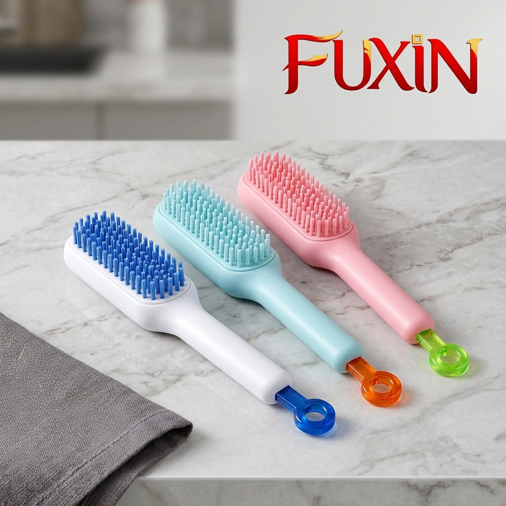 Fuxin - Self Cleaning Hair Brush