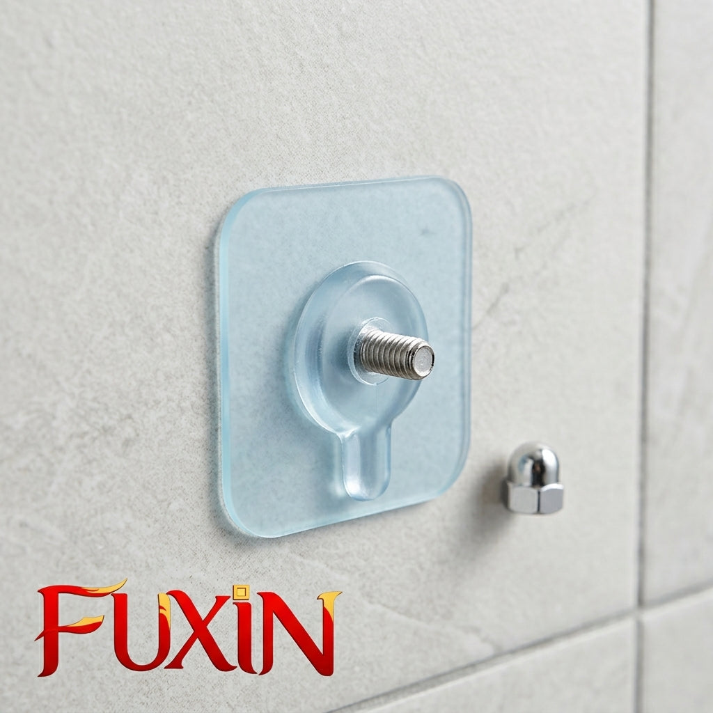 Fuxin - Pack of 10 - Transparent Screw Hook