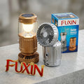 6 in 1 portable outdoor LED camping lantern with fan solar charge rechargeable light energy saving tent lamp flashlight usb power bank 5v 5000mah