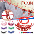 Portable Clothing Clothesline with 12 Clips Retractable Laundry Dryer Clothes Rope Drying Rack Cloth Hanging Line For Outdoor