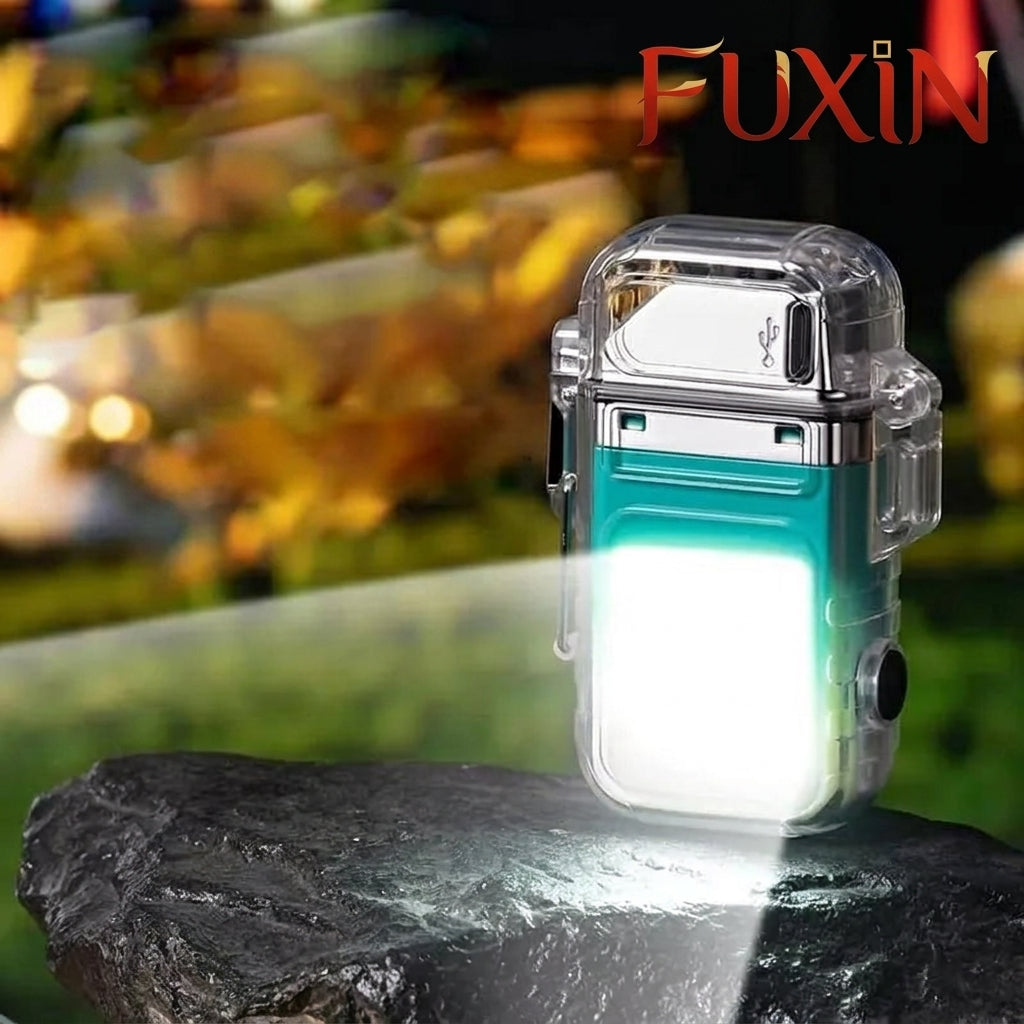 Rechargeable Flashlight with Lighter