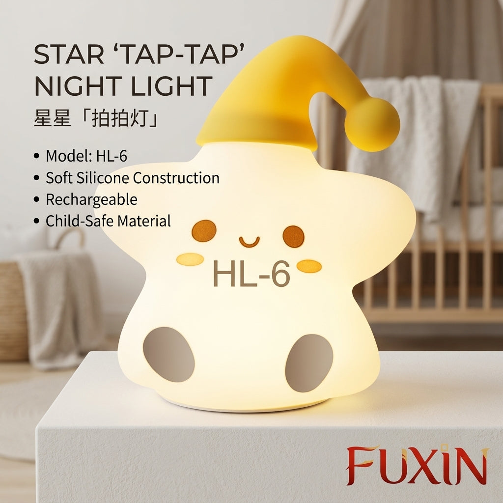 Silicone Star Lamp