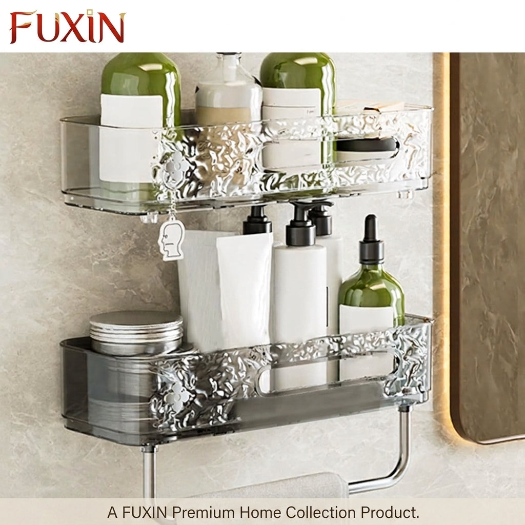 Punch Free Wall Mounted Storage Rack