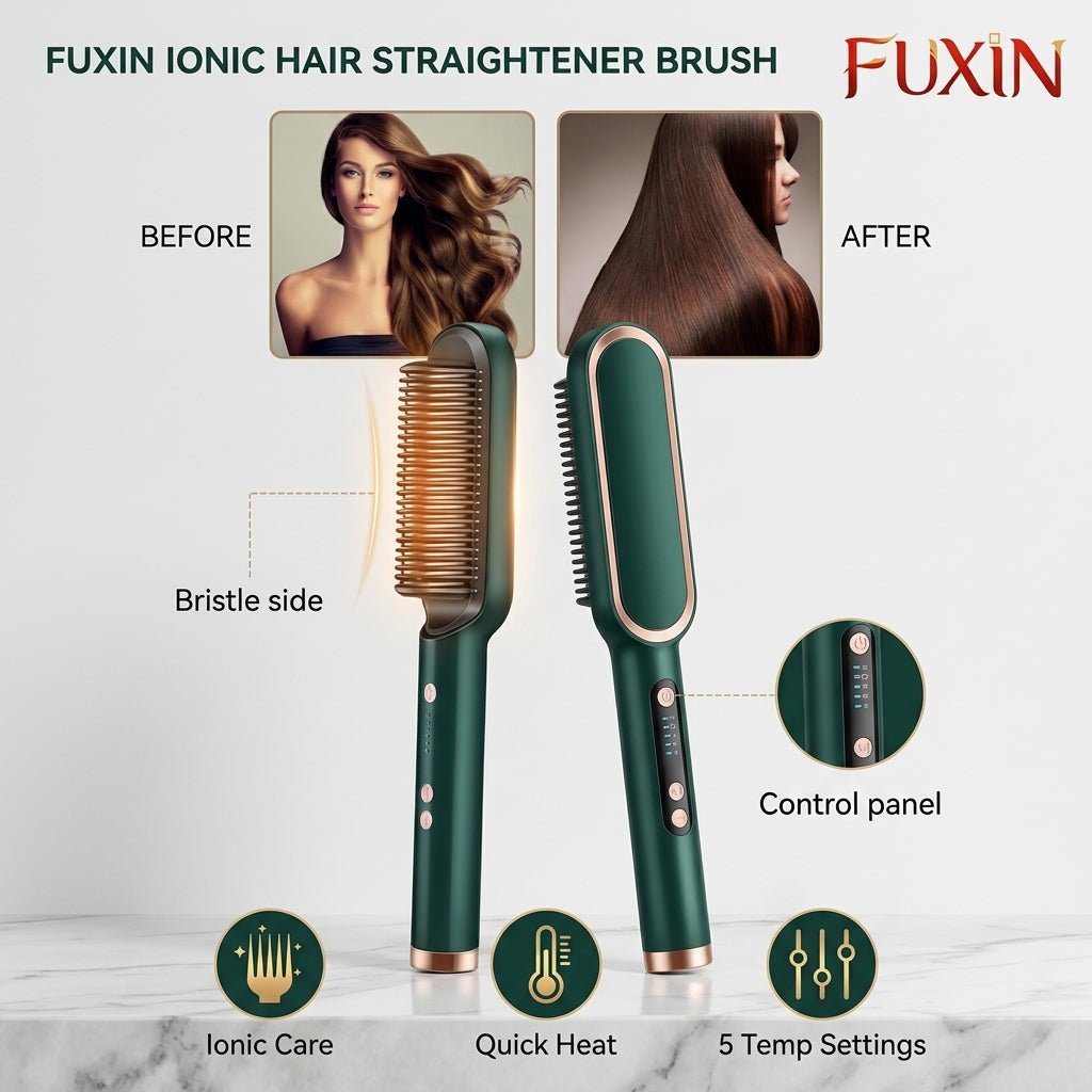 Electric Hair Comb Hair Straightener/Hair Styler Brush-909