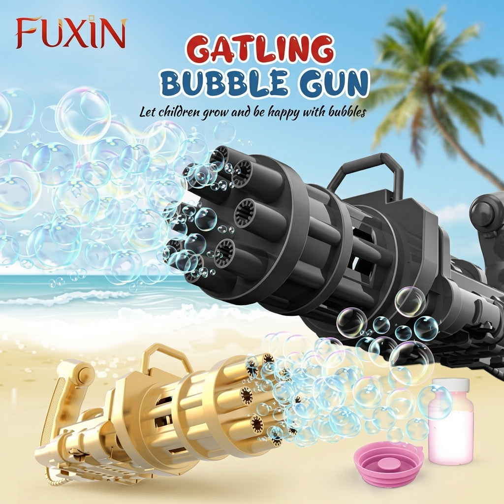 Gatling Bubble Gun