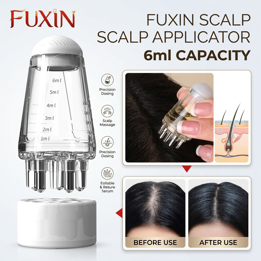 Plastic Scalp Oil Applicator Tool (with Box Packing)